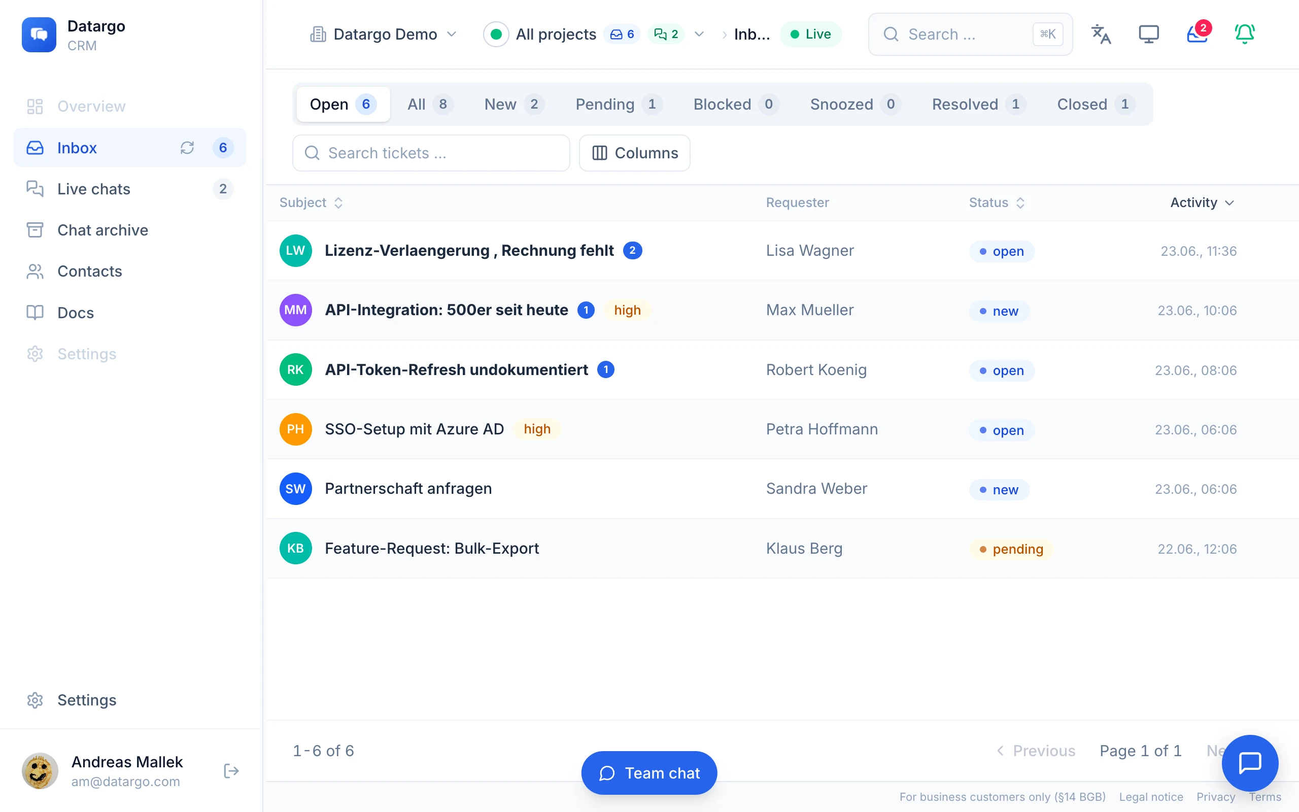 Datargo CRM